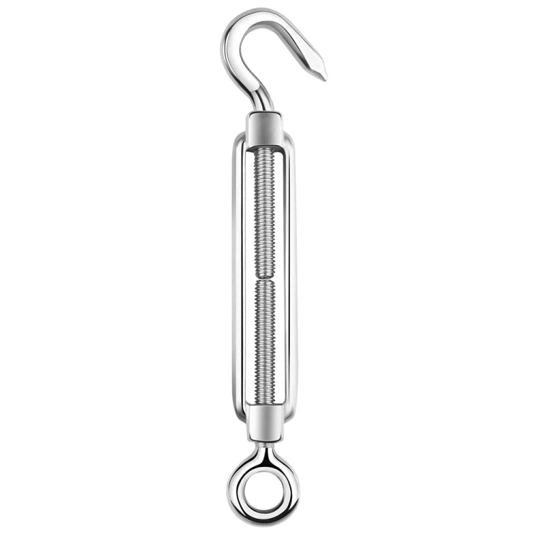 Flower Basket Screws 304 Stainless Steel Wire Rope Hook Tensioner, Specification:M12(Silver)