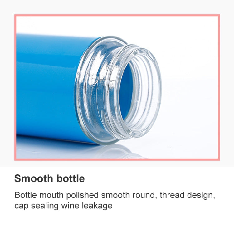 Stainless Steel Lid Glass Seasoning Jar Kitchen Supplies (Transparent)