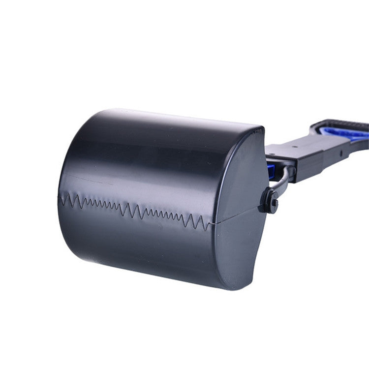 Long Handle Pet Toilet Picker Dog Foldable Toilet(Blue)