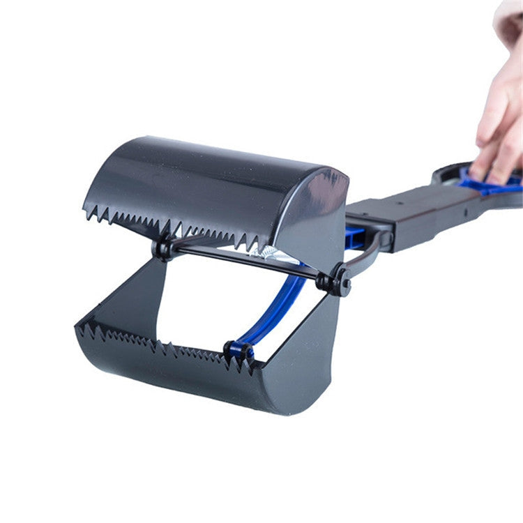 Long Handle Pet Toilet Picker Dog Foldable Toilet(Blue)