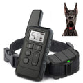 500m Dog Training Bark Stopper Remote Control Electric Shock Waterproof Electronic Collar(Black)