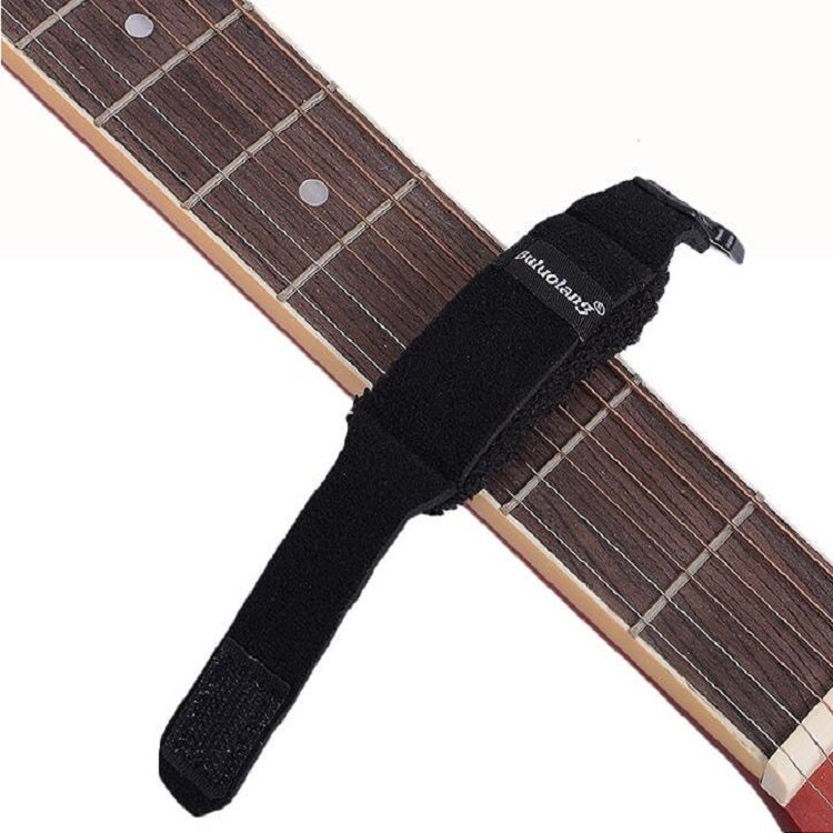 Muffler Band Stop Band Electric Guitar Electric Bass Acoustic Guitar Damper Musical Instrument Accessories, Size:Medium(Black)