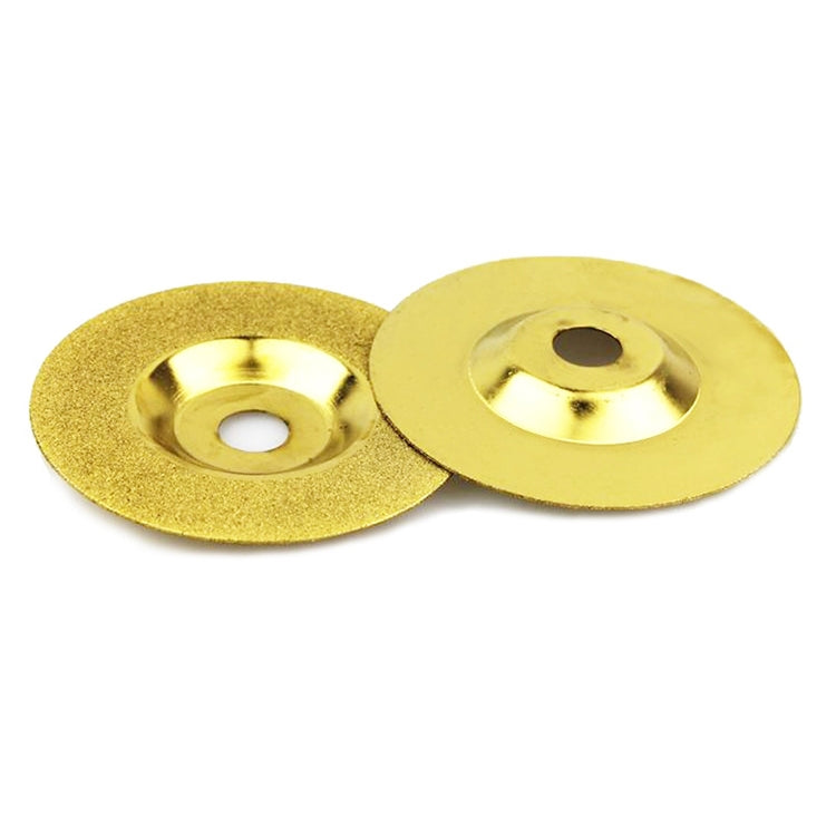 100mm Electroplated Diamond Grinding Slice Glass Grinding Disc 4 Inch Diamond Cutting Piece Alloy Sand Circular Saw Blade(Picture One)