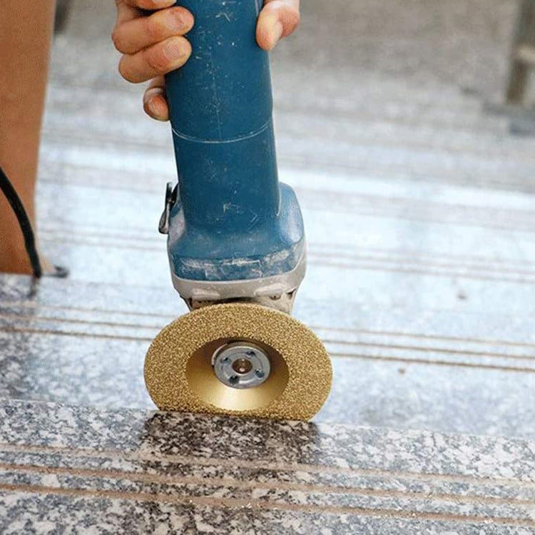 100mm Electroplated Diamond Grinding Slice Glass Grinding Disc 4 Inch Diamond Cutting Piece Alloy Sand Circular Saw Blade(Picture One)