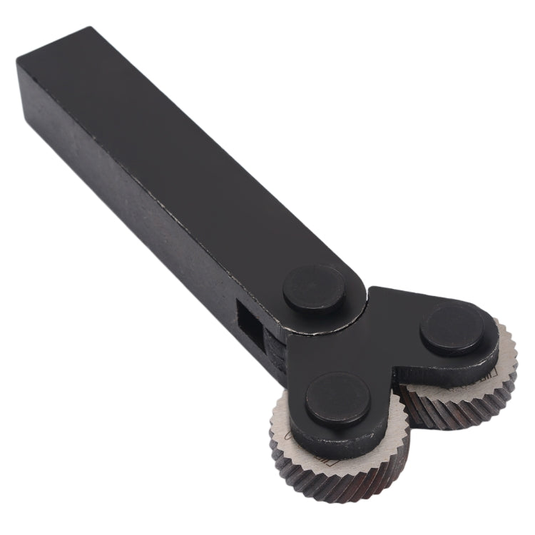 Hardened and Durable Steel Two-wheel Knurled Tool Kit, Style:1.0mm