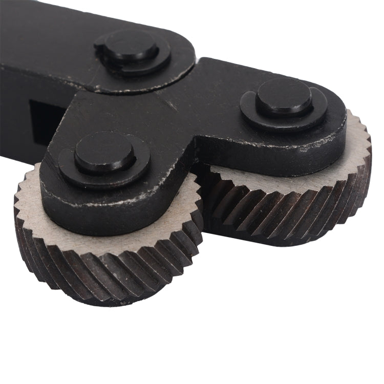 Hardened and Durable Steel Two-wheel Knurled Tool Kit, Style:1.0mm