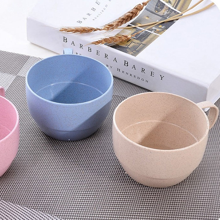 Wheat Straw Coffee Cup Tea Milk Breakfast Cups(Beige)