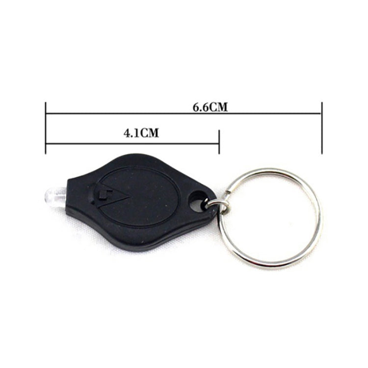 2 PCS Mini Pocket Keychain Flashlight Micro LED Squeeze Light Outdoor Camping Ultra Bright Emergency Key Ring Light Torch Lamp(Pink)