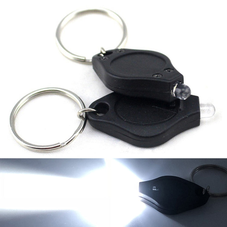 2 PCS Mini Pocket Keychain Flashlight Micro LED Squeeze Light Outdoor Camping Ultra Bright Emergency Key Ring Light Torch Lamp(Pink)