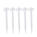 10 PCS/Set Luminous Camping Canopy Tent Ground Screw Pegs Horn Nails Outdoor Climbing Tent Plastic Nails Tent Accessories