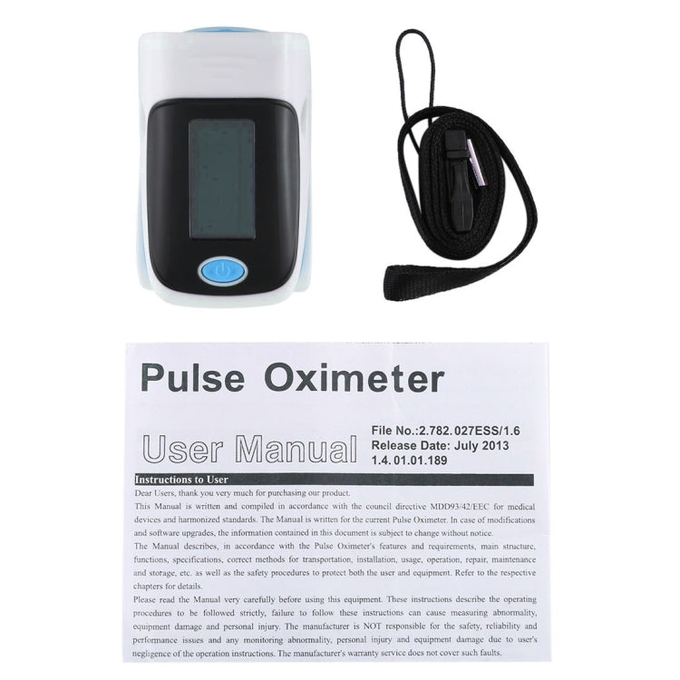 AB-80 Precision Finger Pulse Oximeter Blood Oxygen Monitor(Blue)