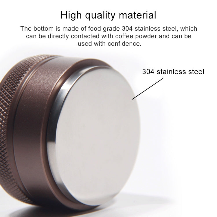 Macaron Stainless Steel Coffee Powder Flat Powder Filling Device, Specification:Flat(Black)