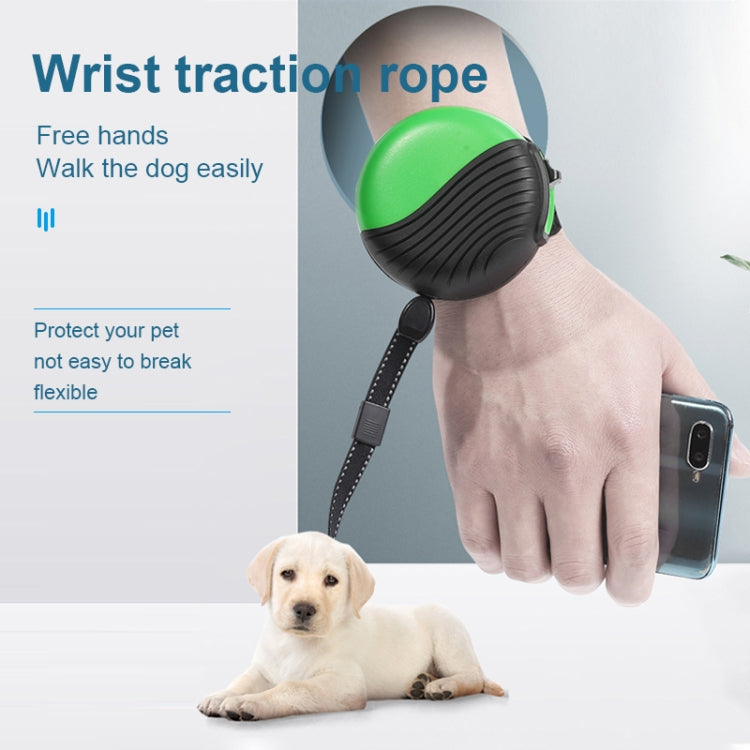 3m Automatic Retractable Wrist-style Pet Nylon Leash(White)