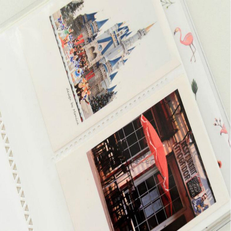 Cartoon Cover 64 Sheets Photos Mini Insert Photo Album(Yellow Radish)