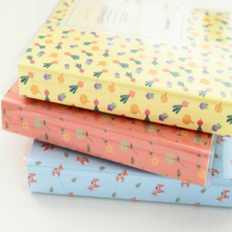 Cartoon Cover 64 Sheets Photos Mini Insert Photo Album(Yellow Radish)