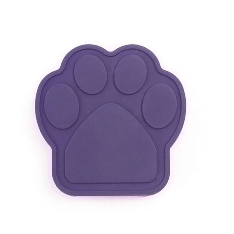Pet Silicone Fixed Suction Cup Bowl Slow Eating Divert Attention Bath Products(Purple)