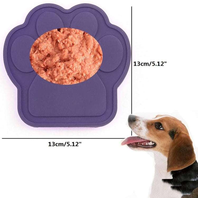 Pet Silicone Fixed Suction Cup Bowl Slow Eating Divert Attention Bath Products(Red)