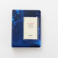 3 inch Colorful Starry Series PU Cover Album Photo Movie Ticket Storage Collection Photo Album Book(Dark Blue Starry Sky)