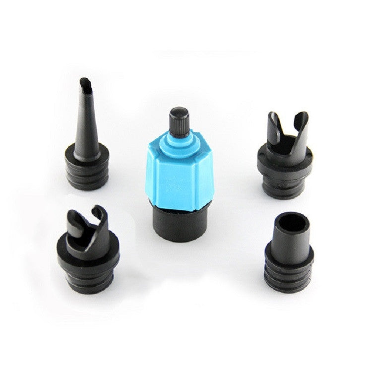 Surfing Paddle Board Rubber Boat Inflatable Bed Air Valve Adapter Car Air Pump Adapter(Blue)