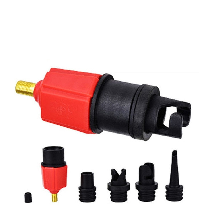 Surfing Paddle Board Rubber Boat Inflatable Bed Air Valve Adapter Car Air Pump Adapter(Blue)
