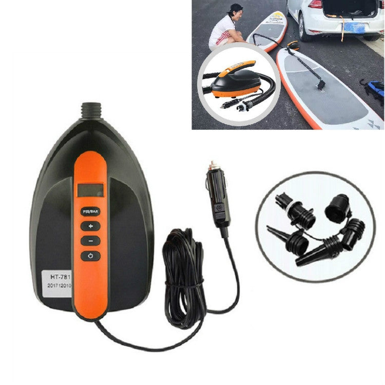 Paddle Board High Pressure Electric Air Pump Kayak Rubber Boat Vehicle Air Pump, Style:781 Single Inflatable