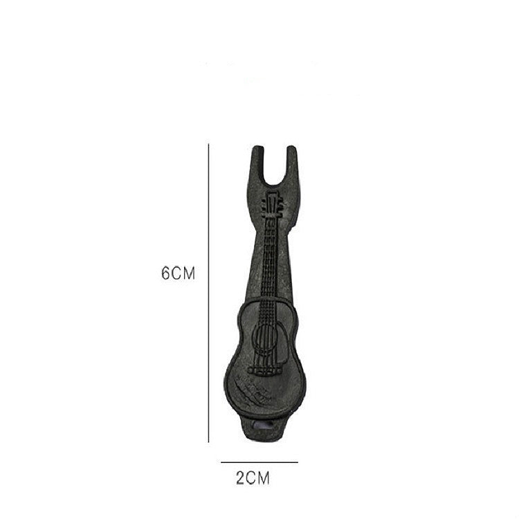 50 PCS Acoustic Guitar String Starter Pull Solid String Cone Guitar Change Tool(Black)