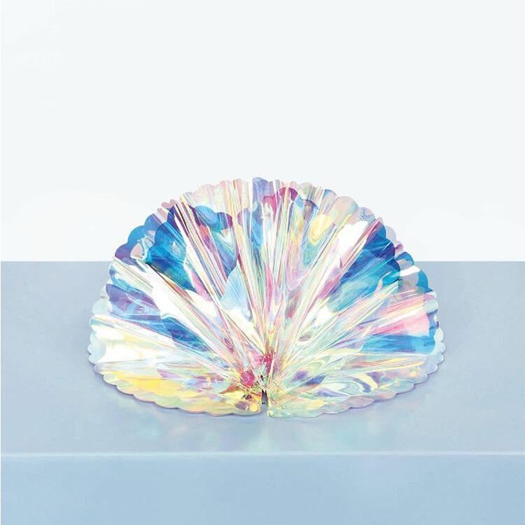 2 PCS Neon Film Honeycomb Ball Ornaments Wedding Birthday Party Decoration Supplies, Size:15cm(As Show)
