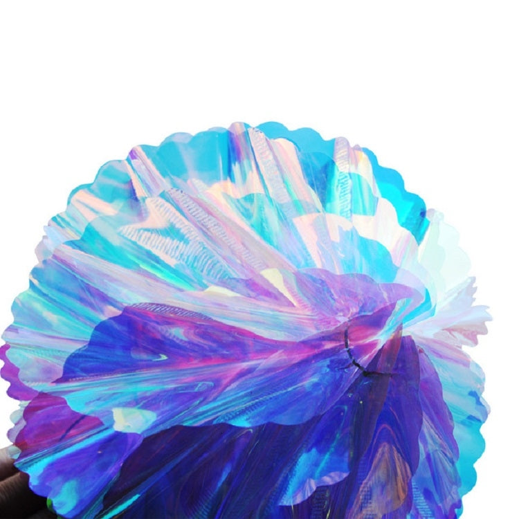 2 PCS Neon Film Honeycomb Ball Ornaments Wedding Birthday Party Decoration Supplies, Size:15cm(As Show)
