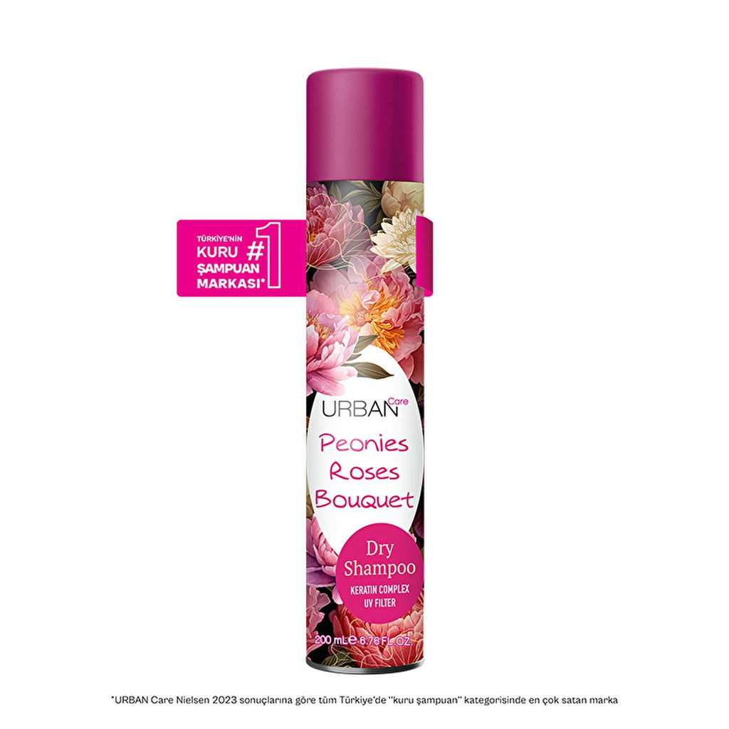 Urban Care Vegan Dry Shampoo with Peony & Rose - 6.76 fl oz Volumizing & Refreshing Hair Care