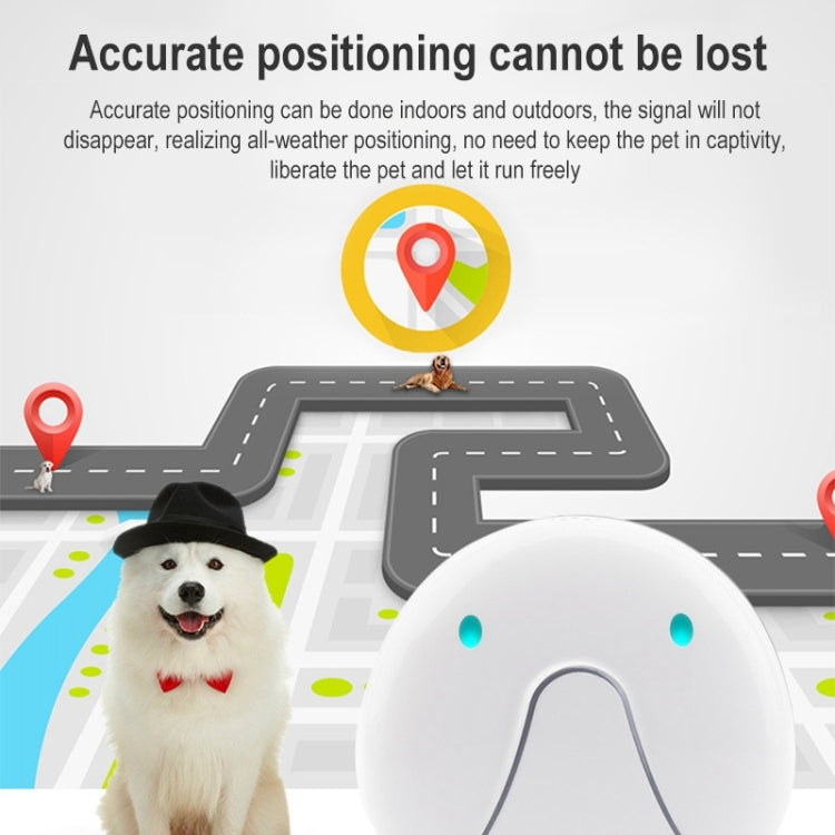 F9 Mini Pet Smart Wear GPS Pet Locator WIFI Location Tracker(Black)
