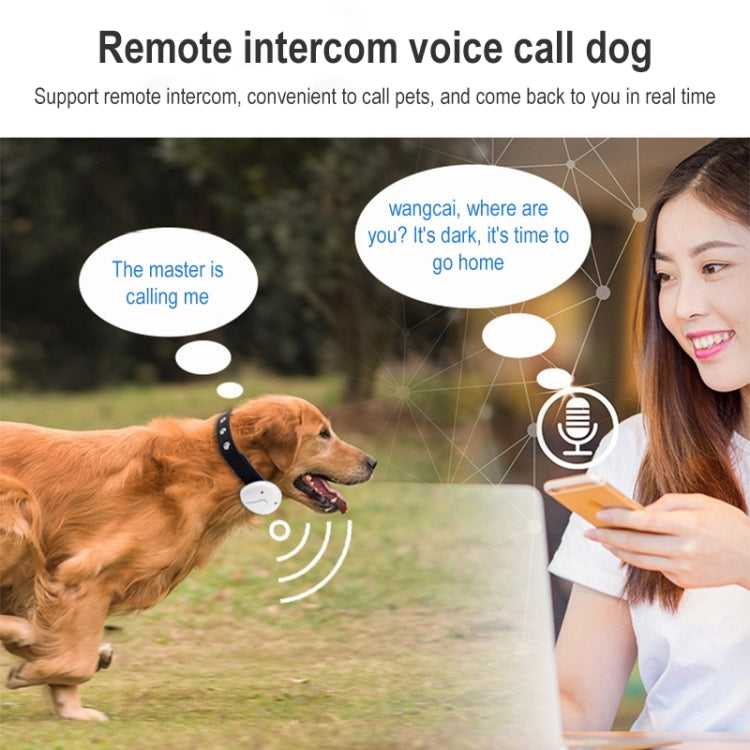 F9 Mini Pet Smart Wear GPS Pet Locator WIFI Location Tracker(Black)
