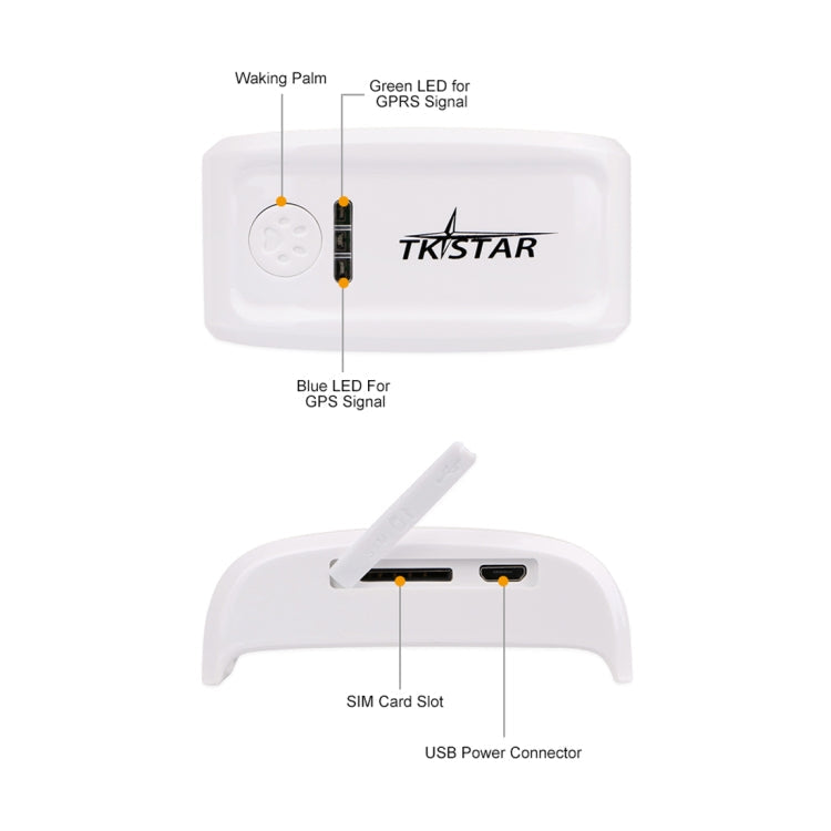 TK-909 GPS / GPRS / GSM Pet Locator Pet Collar Real-time Tracking Device