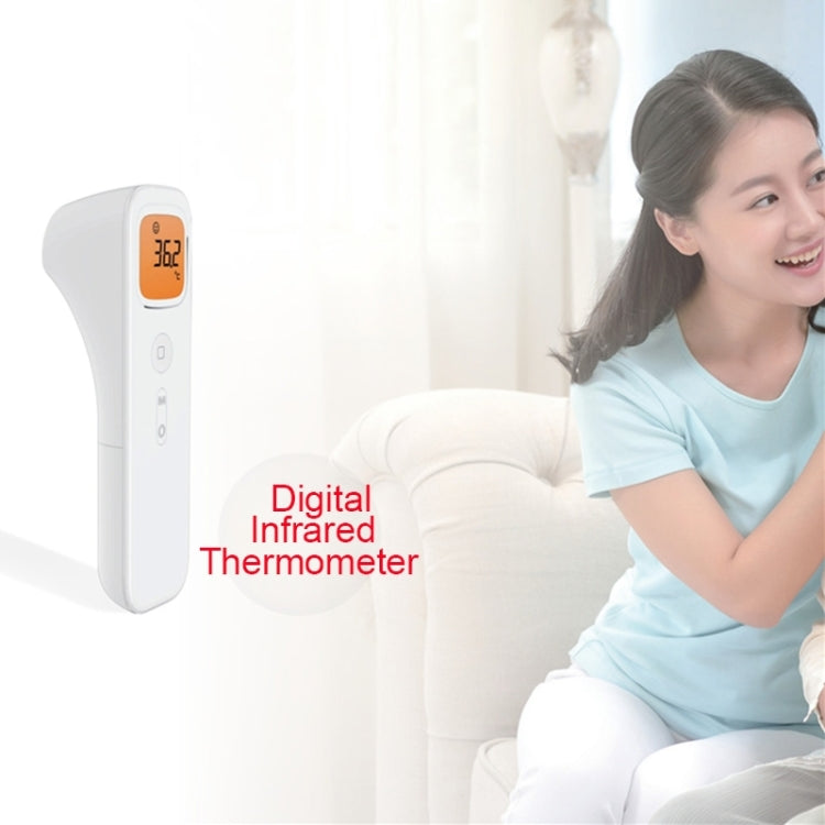 [HK Warehouse] E122 Thermometer Ear and Forehead Thermometer Digital Infrared Thermometer for Baby Kids Adults 1 Second Measurement(White)