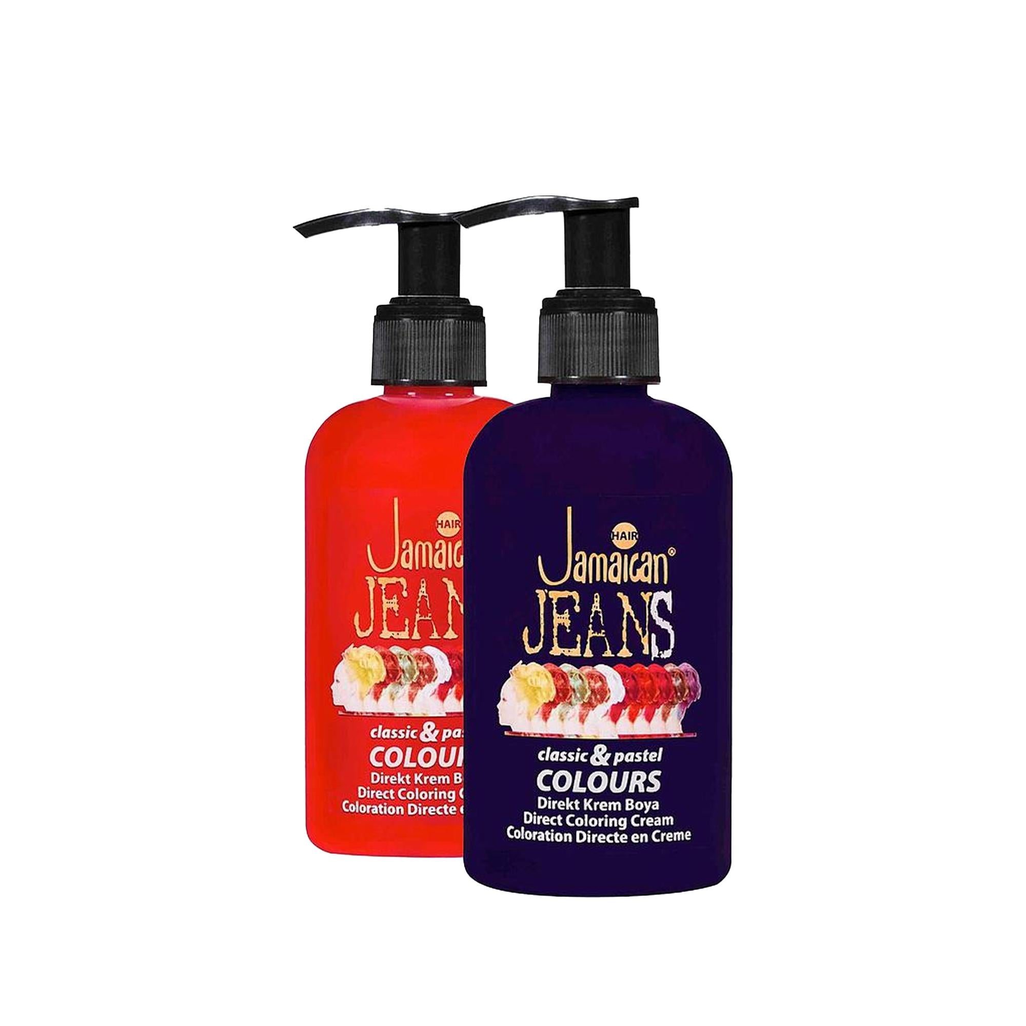 Jamaican Jeans Hair Dye - 250ml Saç Boyası for Vibrant Hair Color