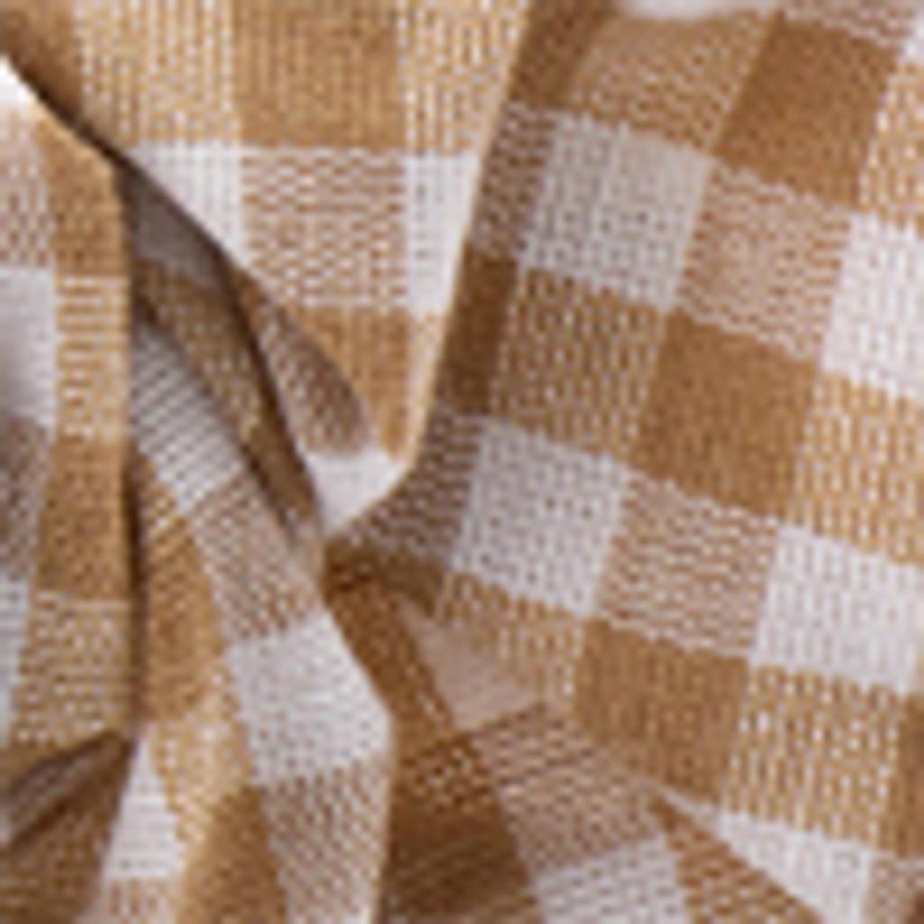 Eklips Gingham Scrunchie Brown Hair Accessory 1 pc