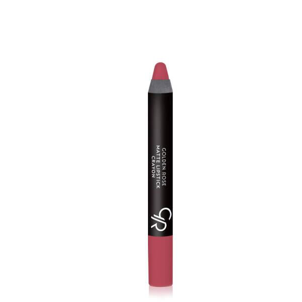 Golden Rose Matte Lipstick Crayon - #11 Velvet Matte Lip Color, Moisturizing, Paraben-Free - Intense Color, Long Lasting