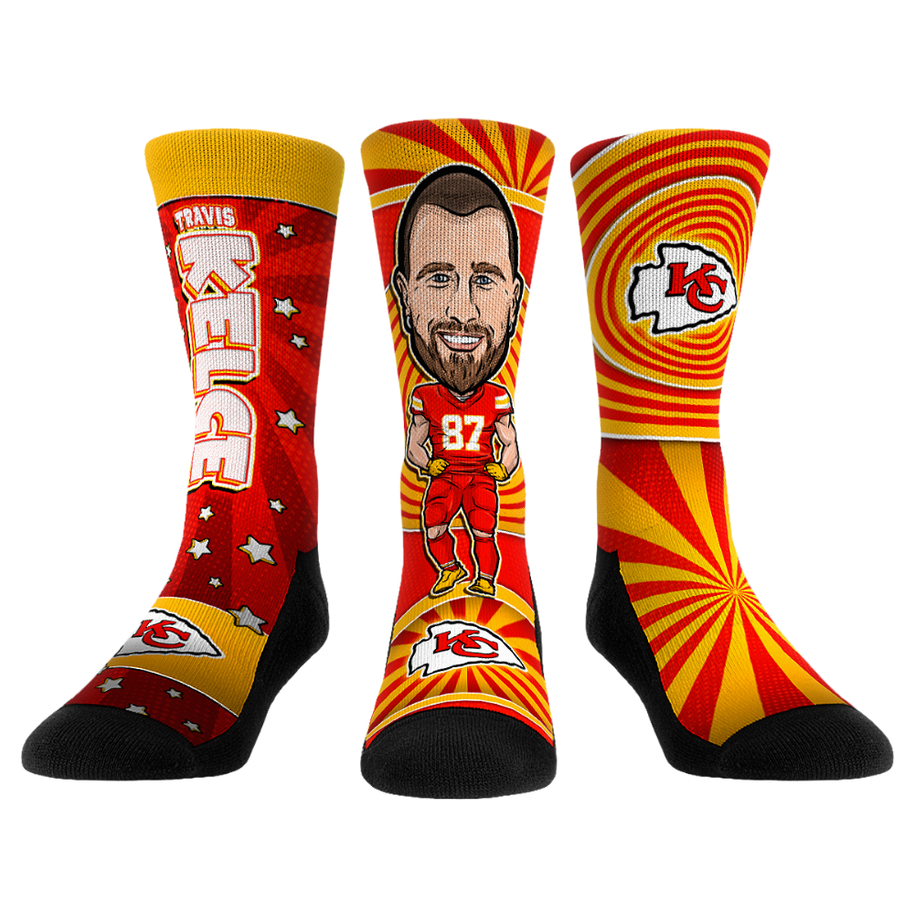 Travis Kelce - Kansas City Chiefs - Bobblehead 3-Pack