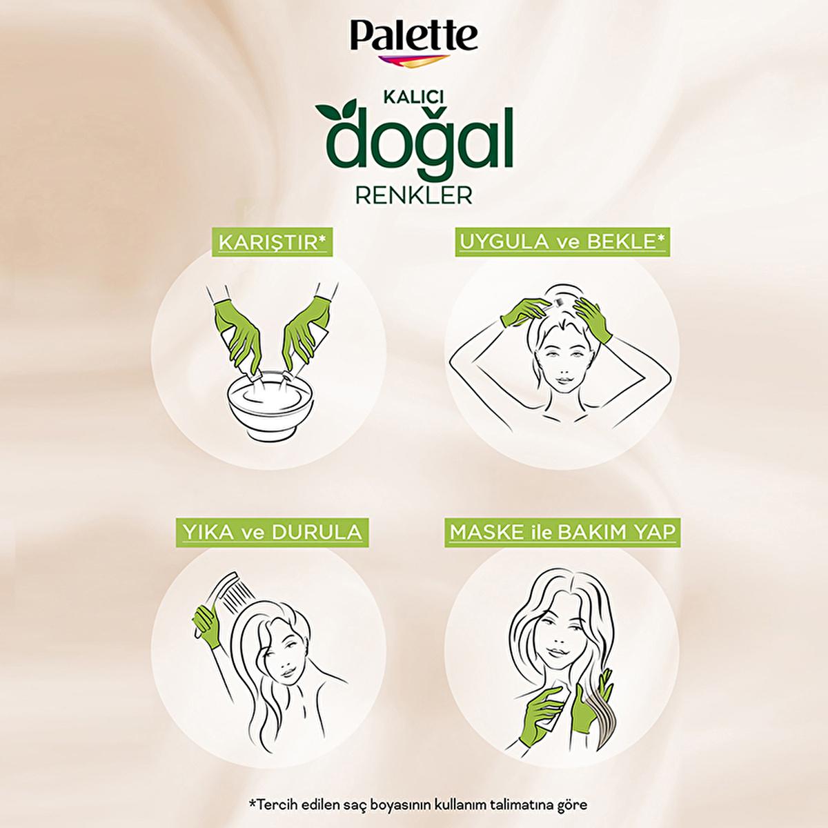 Palette Natural Hair Dye - Küllü Sarı (Ash Blonde) for Natural-Looking Color