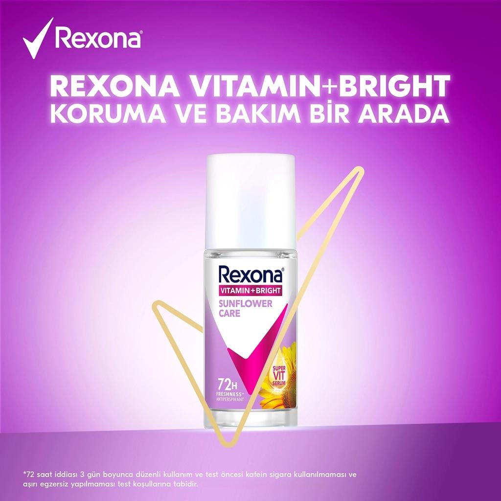 Rexona Vitamin & Bright Sunflower Care Roll-On Deodorant 45 ml