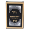 Rival Loves Me False Eyelashes No:03 Dramatical - Natural Look, Includes Adhesive, Enhances Beauty