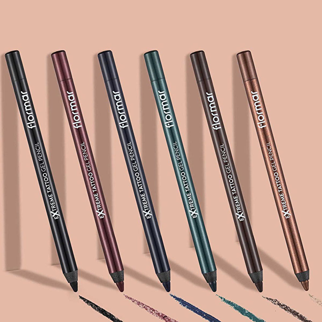 Flormar Extreme Tattoo Waterproof Gel Eye Liner - Long-Lasting, Precise Application for Various Eye Makeup Styles