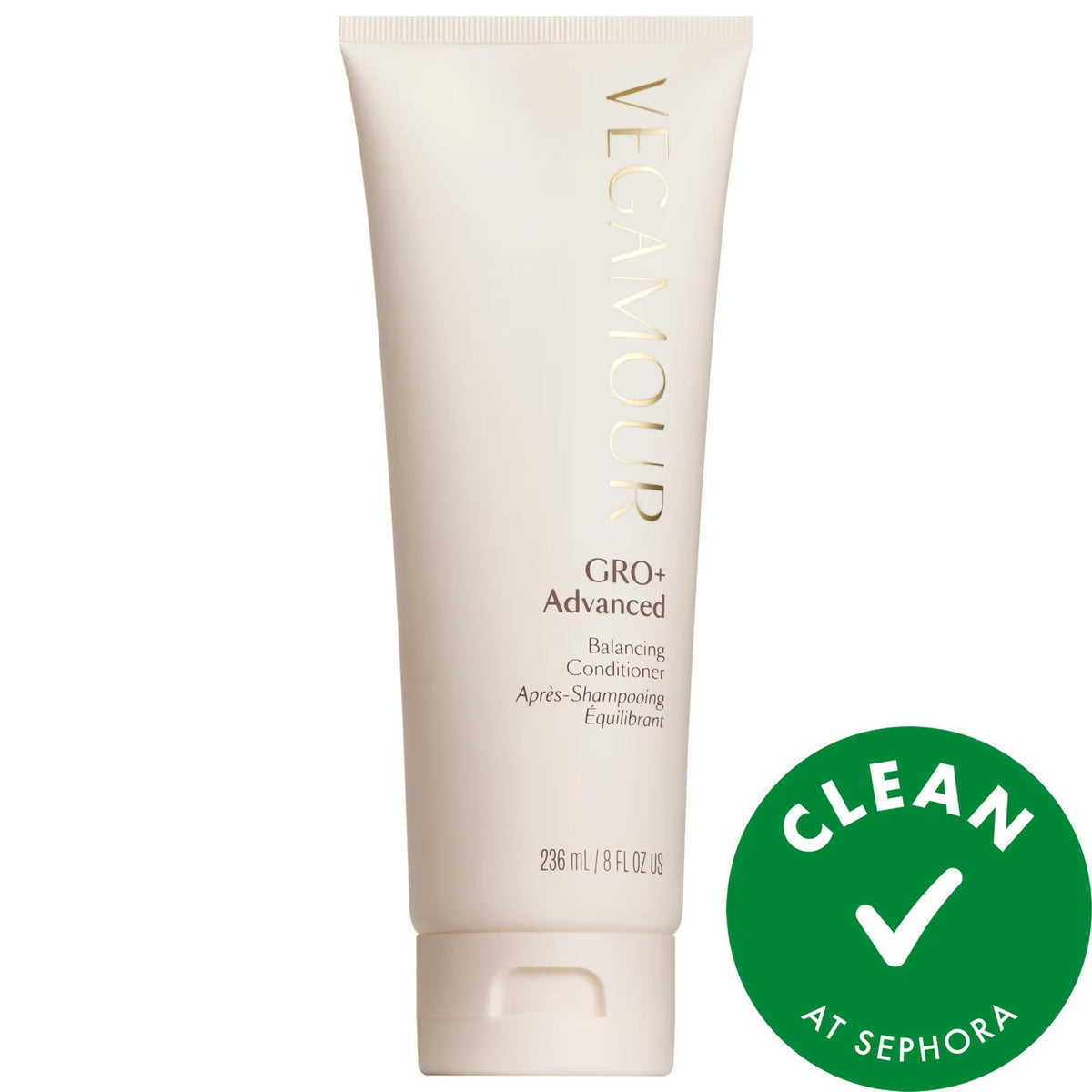 Vegamour GRO+ Advanced Balancing Conditioner for Severe Thinning Hair - Vegan, Gluten-Free, Cruelty-Free Nourishing Conditioner