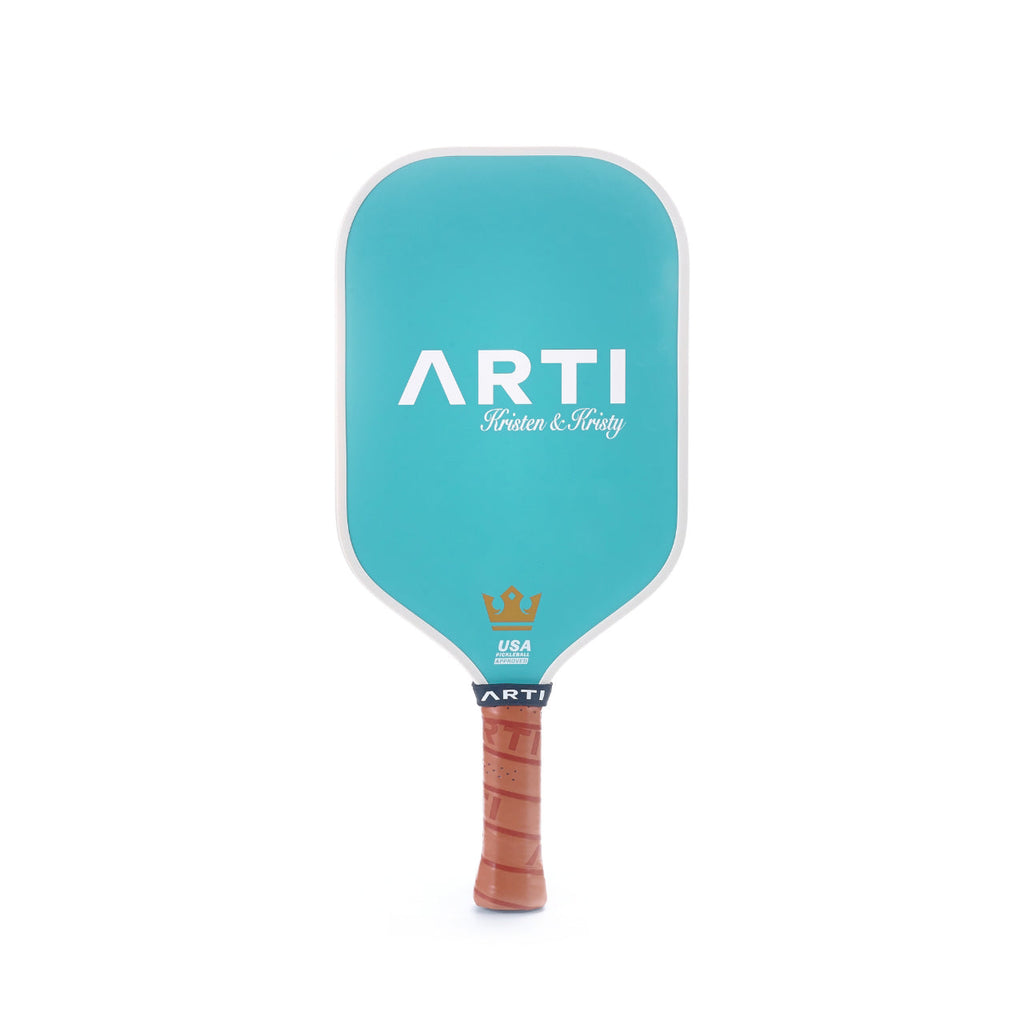 ARTI 16mm T700 Carbon Fiber Kristen & Kristy "IT'S PICKLE TIME" Pickleball Paddle - USA Pickleball Approved