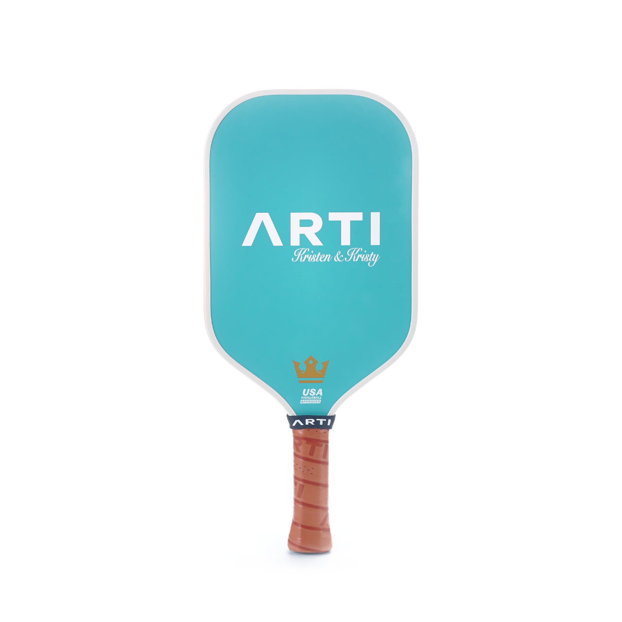 ARTI 16mm T700 Carbon Fiber Kristen & Kristy "IT'S PICKLE TIME" Pickleball Paddle - USA Pickleball Approved