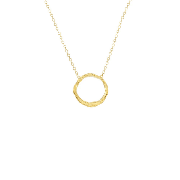Small Opihi Circle Necklace | Catherine Weitzman Jewelry