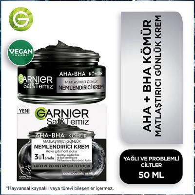 Garnier Daily Moisturizing Cream for Oily Skin - Garnier Saf KšmŸr Matla_tõrõcõ Nemlendirici Krem 50ml
