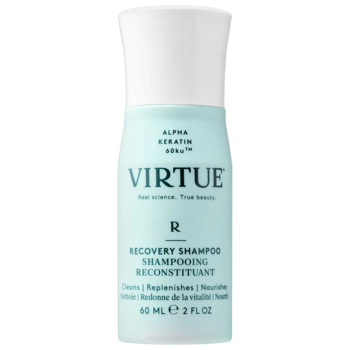 Virtue Mini Hydrating Shampoo for Dry, Damaged & Color-Treated Hair | Sulfate & Paraben Free | Repairs & Moisturizes, Vegan & Cruelty-Free