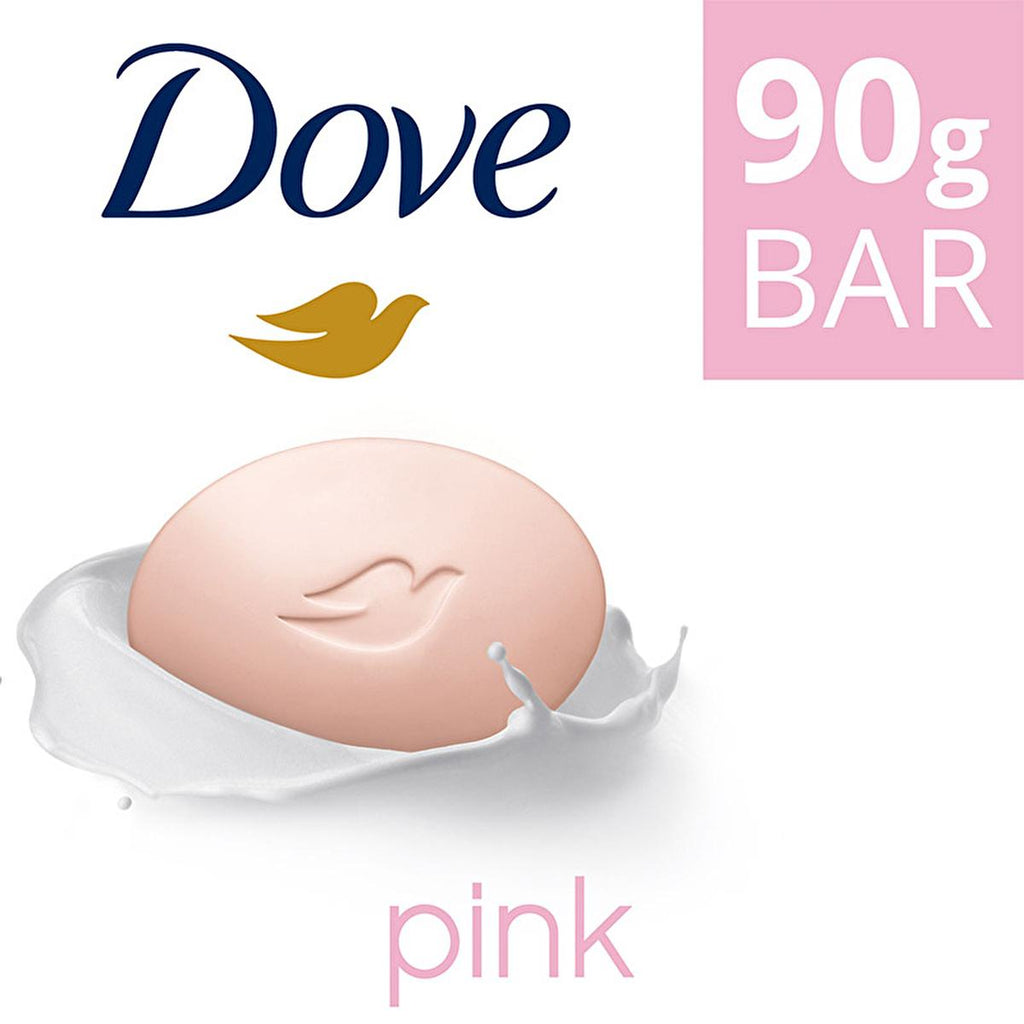 Dove Moisturizing Beauty Cream Bar - Gentle Cleanser for Sensitive Skin, Sulfate-Free Soap, 90g