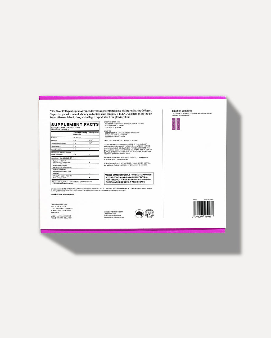 Collagen Liquid Advance | VIDA GLOW