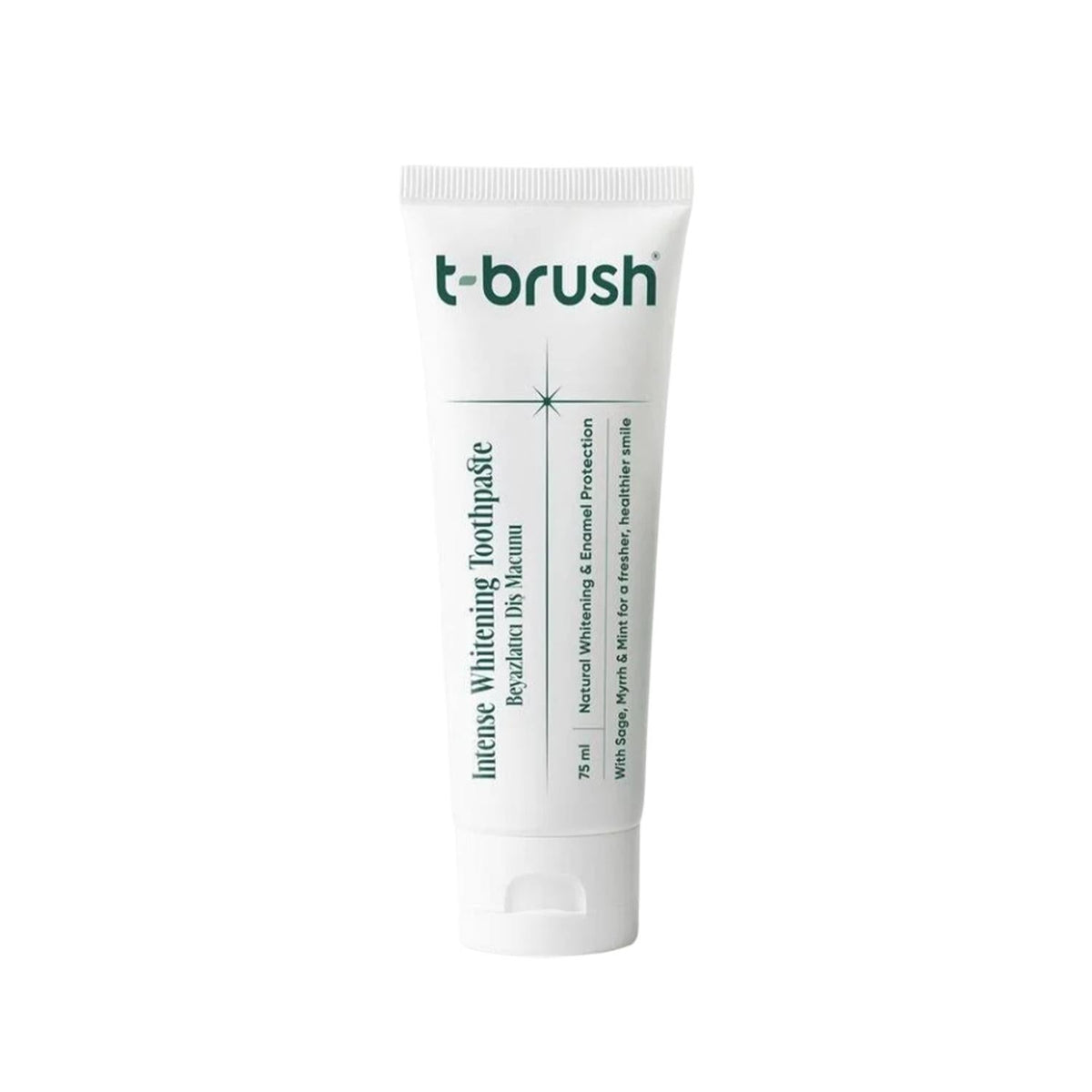 T-Brush Whitening Toothpaste for Brighter Smiles 75 ml